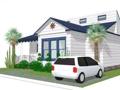 Creative Design-Holiday Cabin-048 3D model