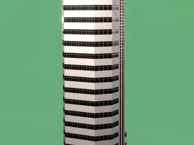 Skyscraper Office Building 3D model