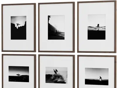 Picture Frame Set 3 3D model