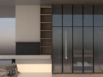 Serena Line Elegance dressing Room Set - Sharp  Low-poly 3D model