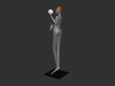 Decor home lamp sculpture 3D print model