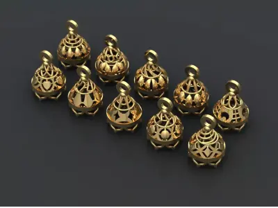 40 Light-Weight Designer Earrings STL Pack 3D print model