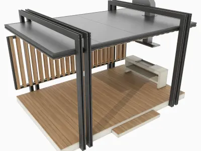 Summer house 3D model buy