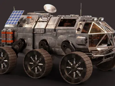 Mars Rover - Blender 3D model
