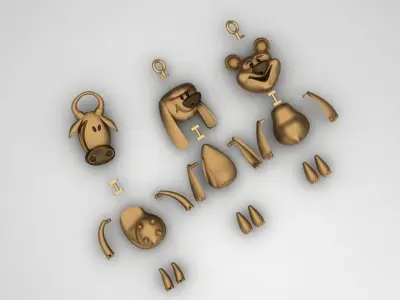 Kids Pendant 3D print model