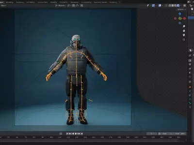 HLA Combine Soldier 3D model