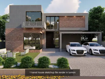 FRONT YARD LANDSCAPING MODELS COLLECTION 3D Model Pack