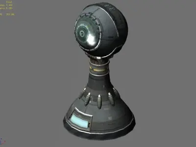 Ground-small operation ball 01 3D model