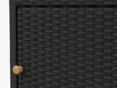 Nightstand Rattan 3D model