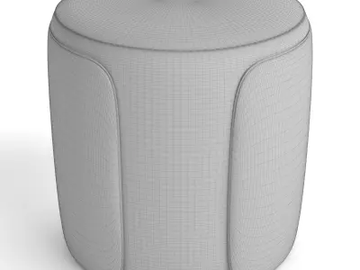 Universal Furniture - Nina Magon Ottoman 3D model