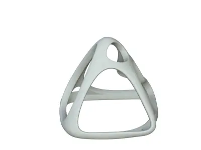 SciFi Cube Object No 58921 Low Poly Shape Low-poly 3D model