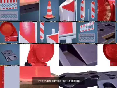Traffic Control Props Pack