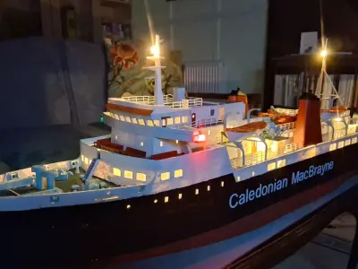 MV Isle of Arran 3D Printed rc working ferry ship 3D print model