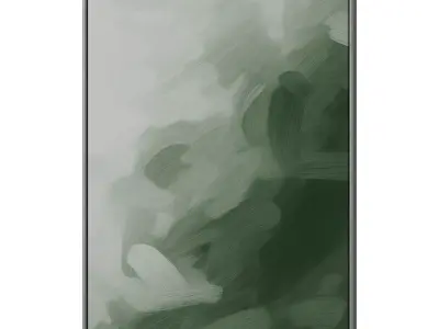 Set of 3 Abstract Paintings in Frames 3D model 65