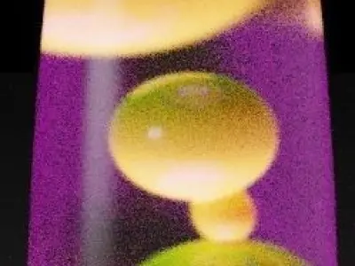 lava lamp Low-poly 3D model