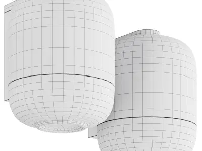 gong wall lamp 3D model