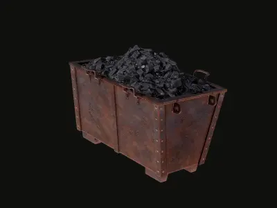 Container Silicon Low-poly 3D model