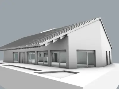 Fabiola Pavilion Anderlecht by Carton 123 Architects 3D Model 3D model