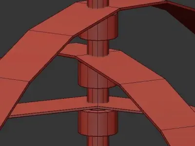 Four Light Pendant 3D model