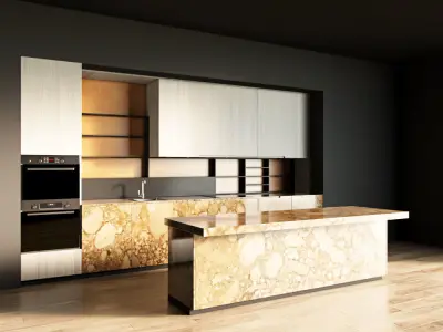 24-Kitchen12 texture 2 3D model