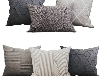 Decorative set pillow vol 2 3D model
