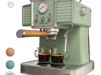 Cecotec Cumbia Power Espresso 20 Tradizionale 3D model
