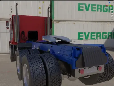 Transformers Rise Of The Beasts Optimus Prime Freightline Truck Low-poly 3D model