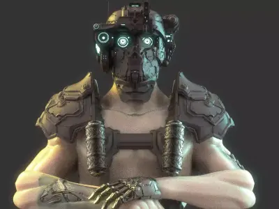 Robot Warrior 3D model get