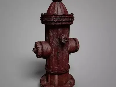 Fire hydrant 3D model