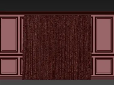 Curtain Set 286 3D model