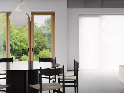 Modern minimalist living room 3D model