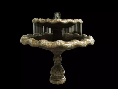 decorative fountain 3D model