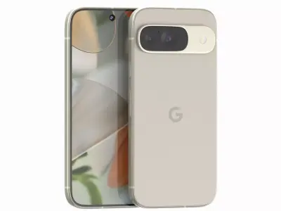 Google Pixel 9 Porcelain 3D model