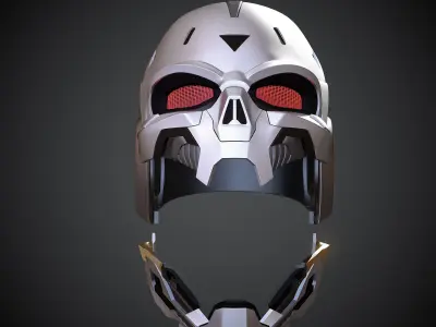 Tactical Cyberskull Helmet Files 3D model