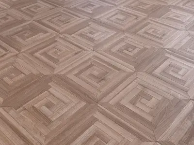 Parquet - Laminate - Wooden floor 6 in 1 Low-poly 3D model