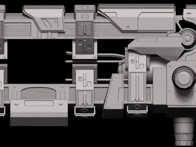 FUTURISTIC SYFY 3D print model