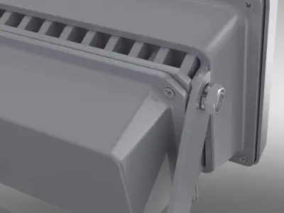 Exterior LED light 3D model