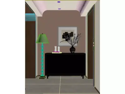  Vintage entryway design 3D model