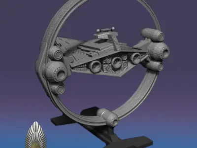 Admiral Thrawn Chimaera Star Destroyer Ahsoka 3d digital dl 3D print model