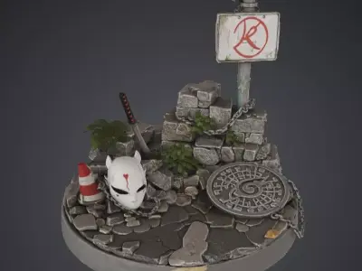 Kakashi Street Ninja 3D print model