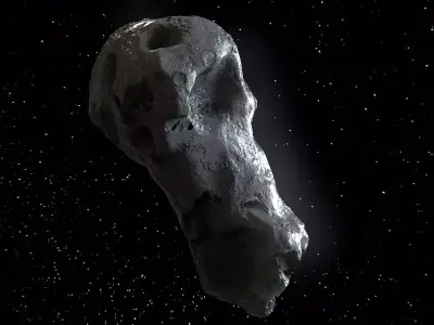 Space Asteroid STL 3D print model