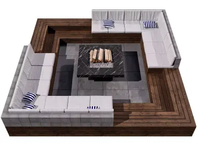 SITTING AREA NO2 A 3D model