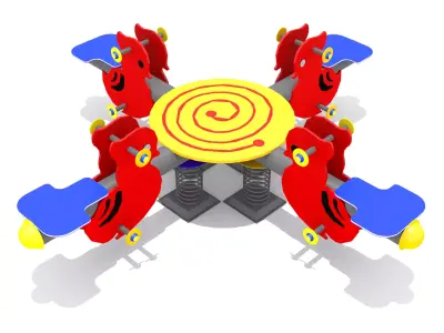 Playground- Seesaw Rider 3D model