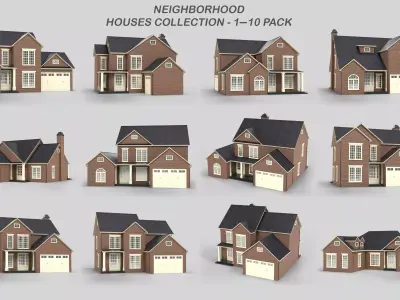 British House Design Collection 1-10 Pack T4