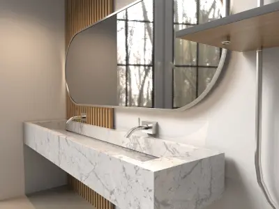 Washbasin Free 3D model