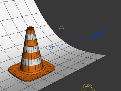 Traffic cone 3D model