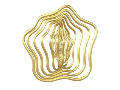 Abstract Sphere v9 001 Low-poly 3D model