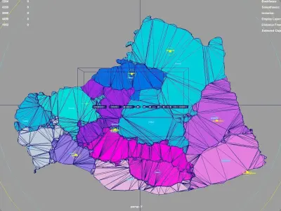 Sanliurfa  Southeastern Anatolia Region  Turkey map region 3D model
