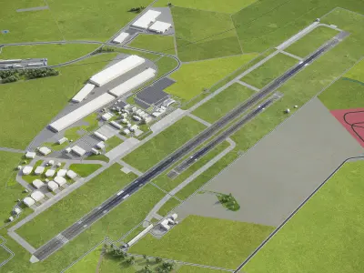 Brno - City 3D Model Low-poly 3D model