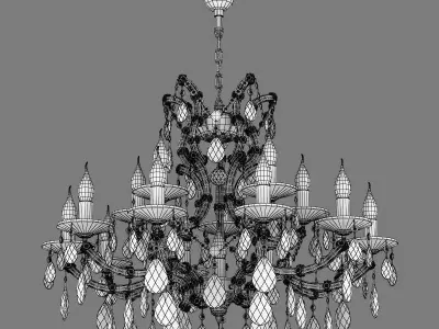 698165 ChampaBlu Osgona Chandelier 3D model